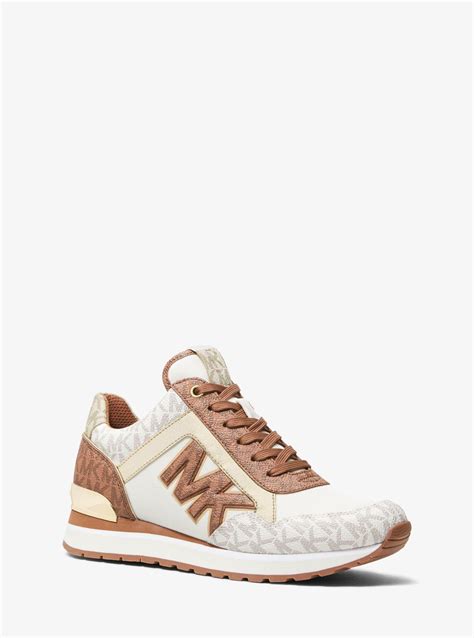 michael kors outlet maddy two-tone logo and mesh trainer|Maddy Two.